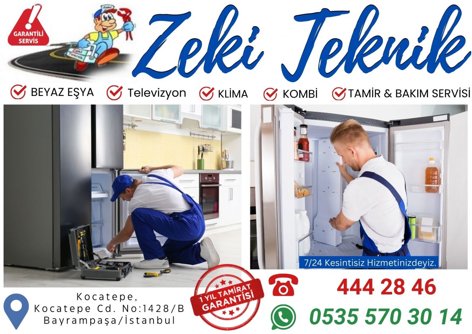 Bayrampaşa Buzdolabı Servisi